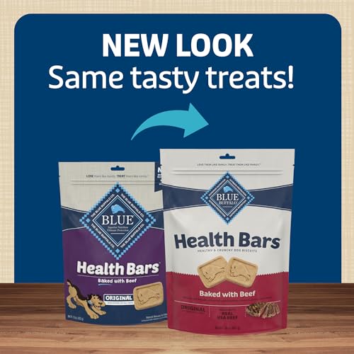 Blue Buffalo | Health Bars Natural Crunchy Dog Treats Biscuits