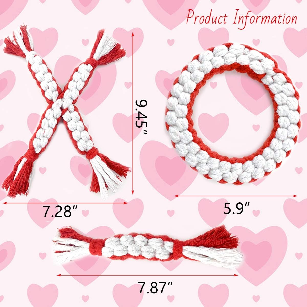 Valentine's Day Rope Toy