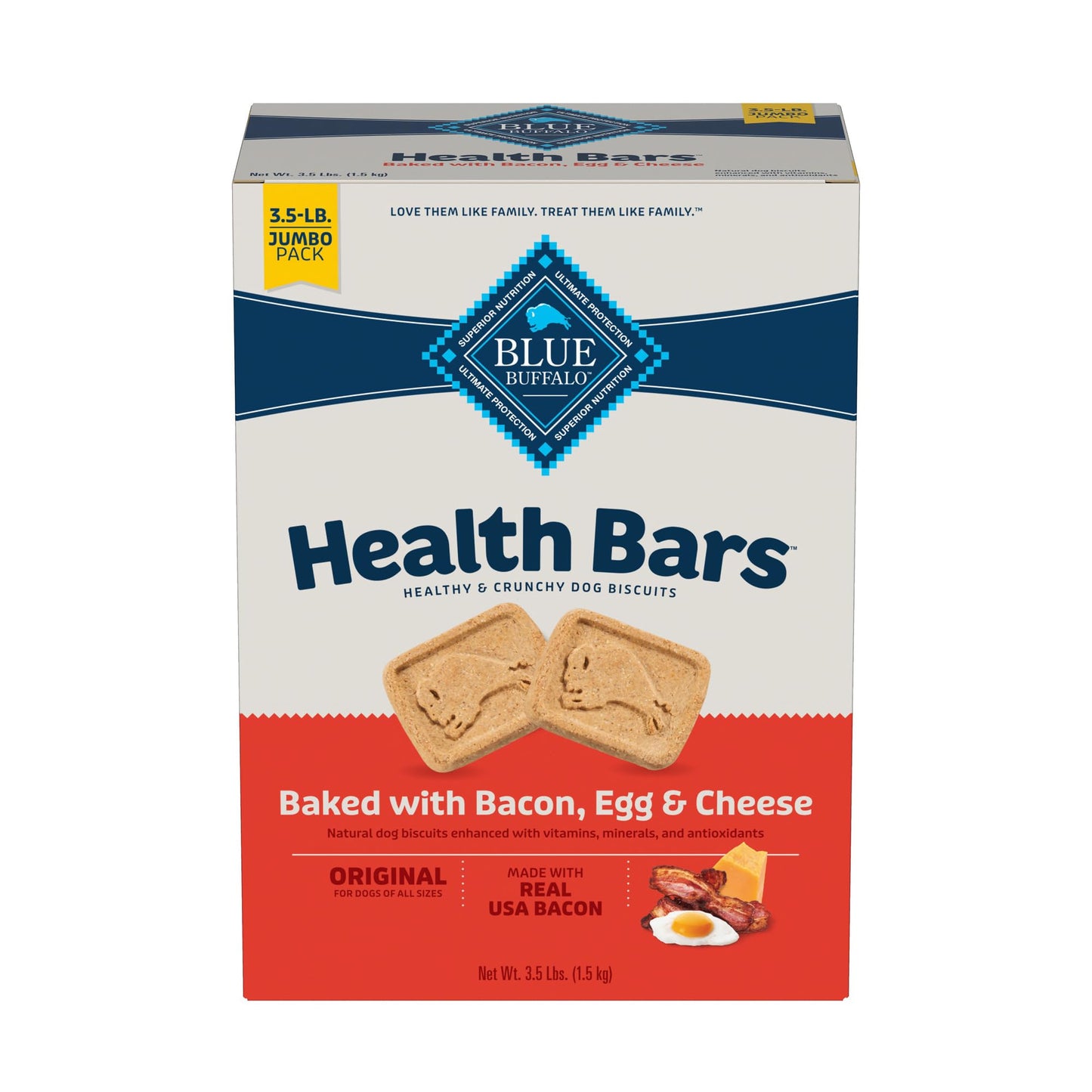 Blue Buffalo | Health Bars Natural Crunchy Dog Treats Biscuits