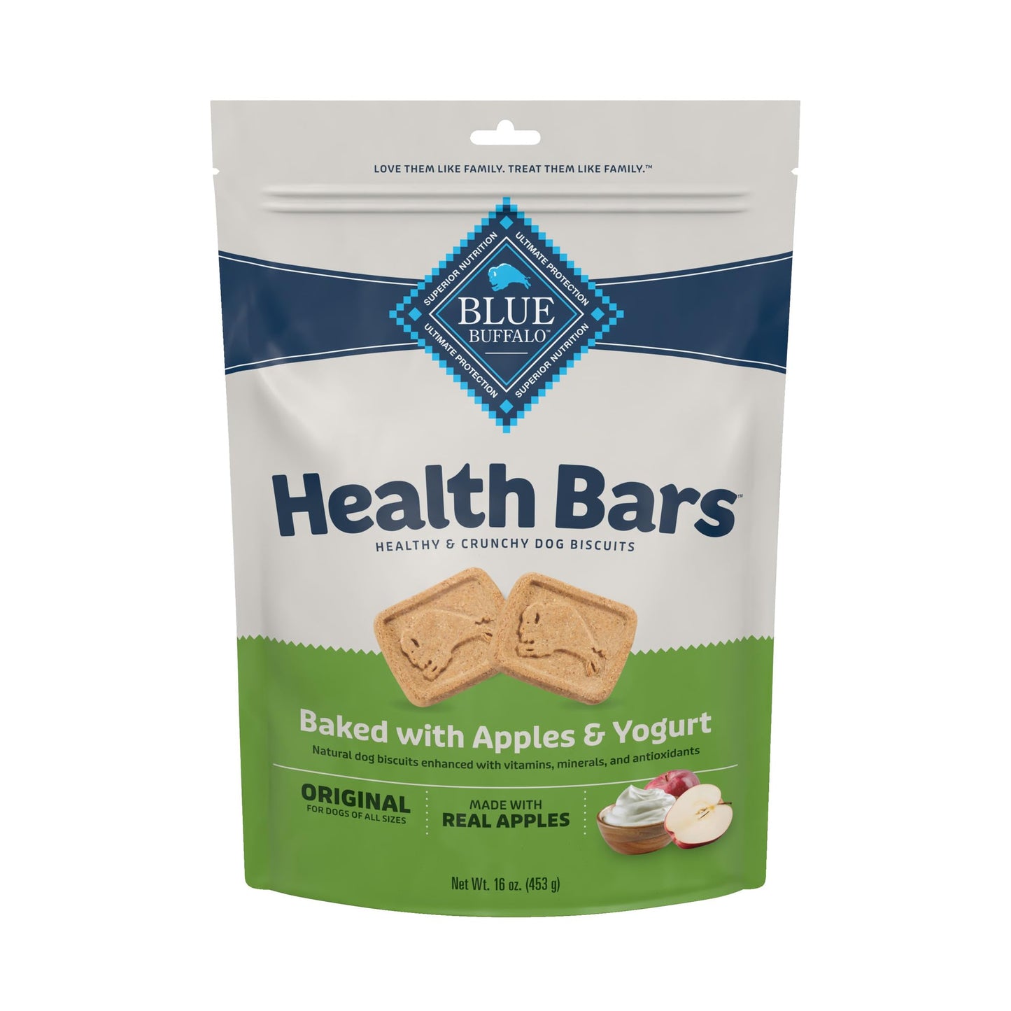 Blue Buffalo | Health Bars Natural Crunchy Dog Treats Biscuits