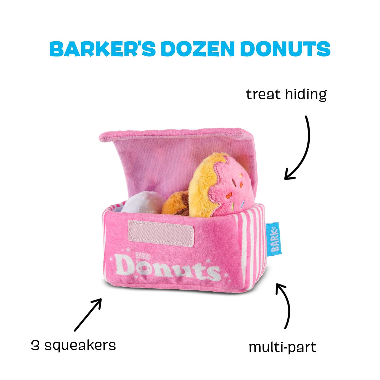 Barkbox Dozen Donuts Dog Toy