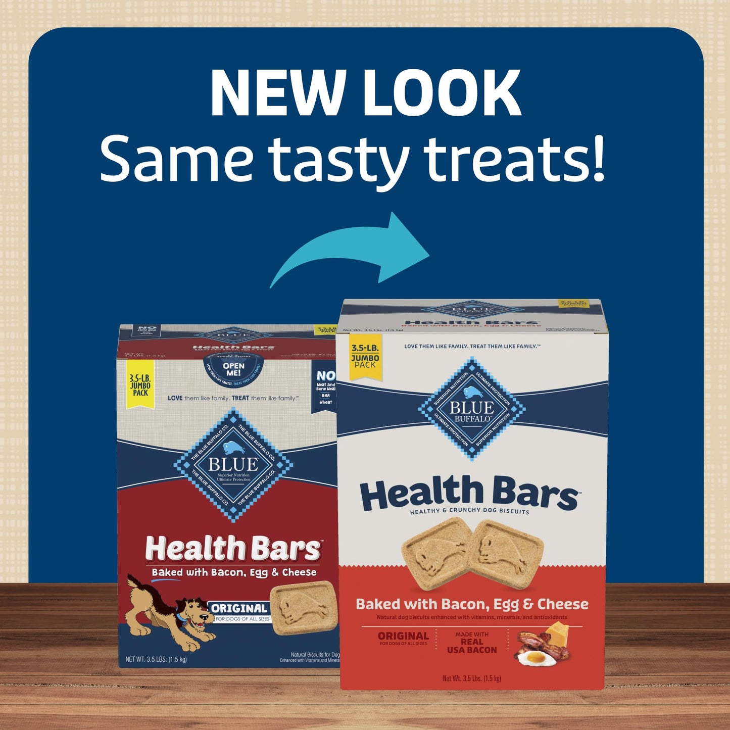 Blue Buffalo | Health Bars Natural Crunchy Dog Treats Biscuits