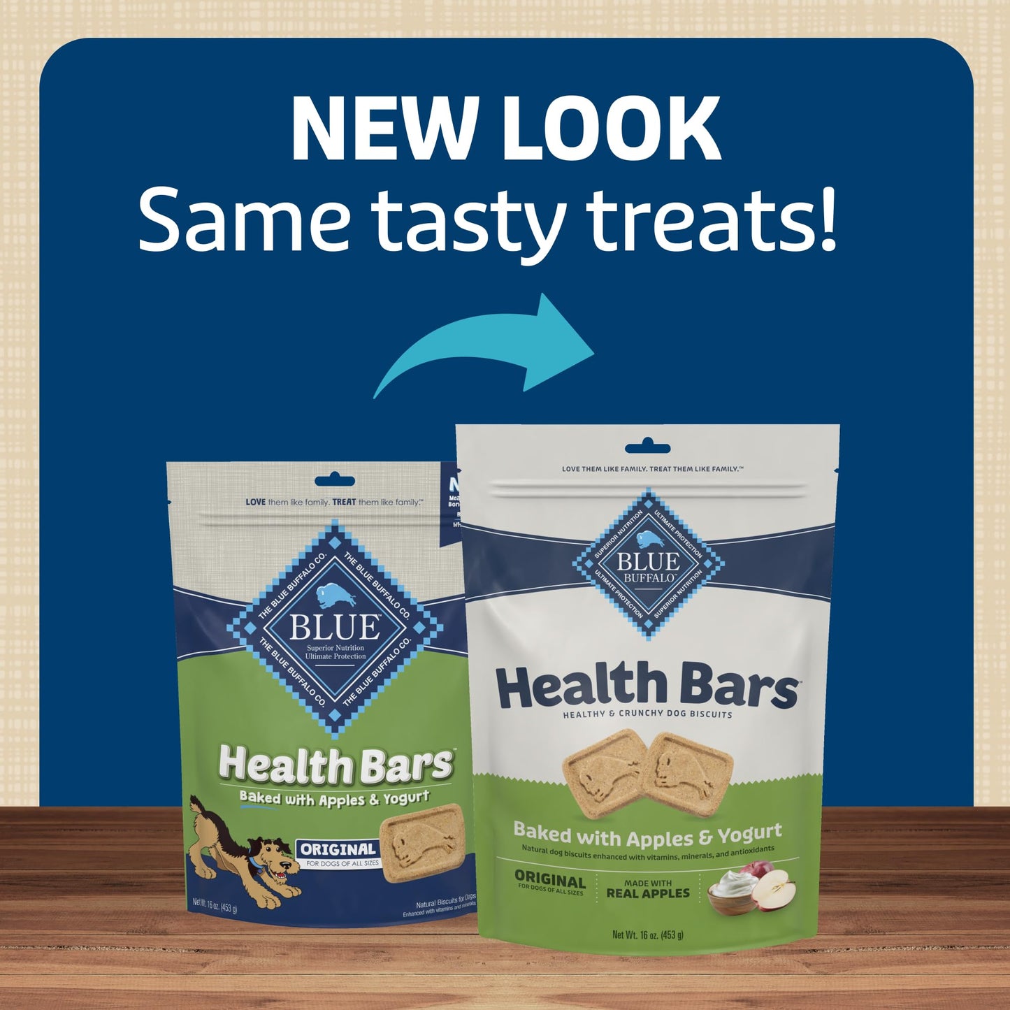 Blue Buffalo | Health Bars Natural Crunchy Dog Treats Biscuits