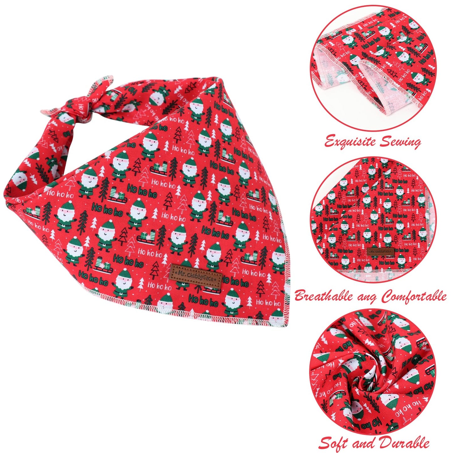 MR. CHUBBYFACE | Valentines Day Dog Bandana