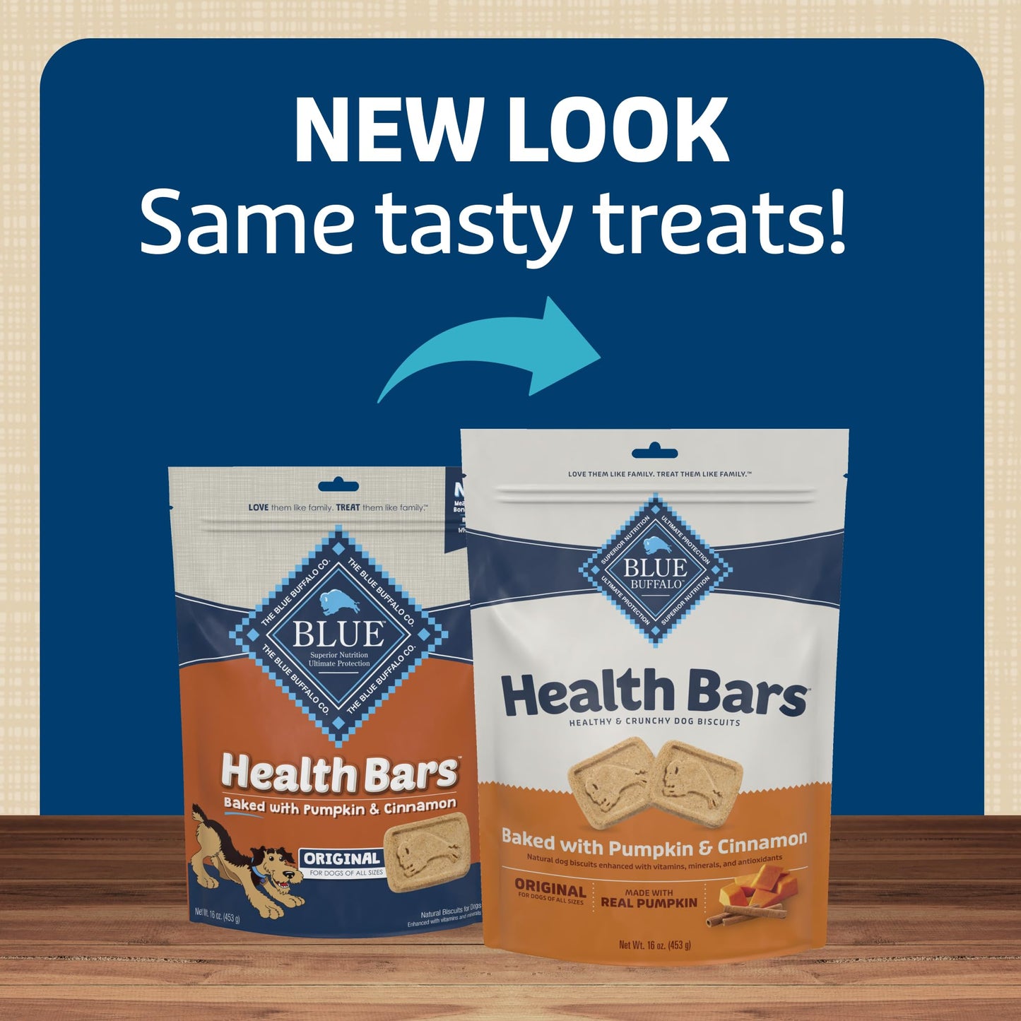 Blue Buffalo | Health Bars Natural Crunchy Dog Treats Biscuits