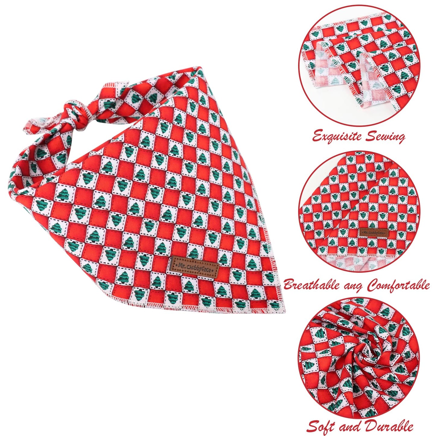 MR. CHUBBYFACE | Valentines Day Dog Bandana