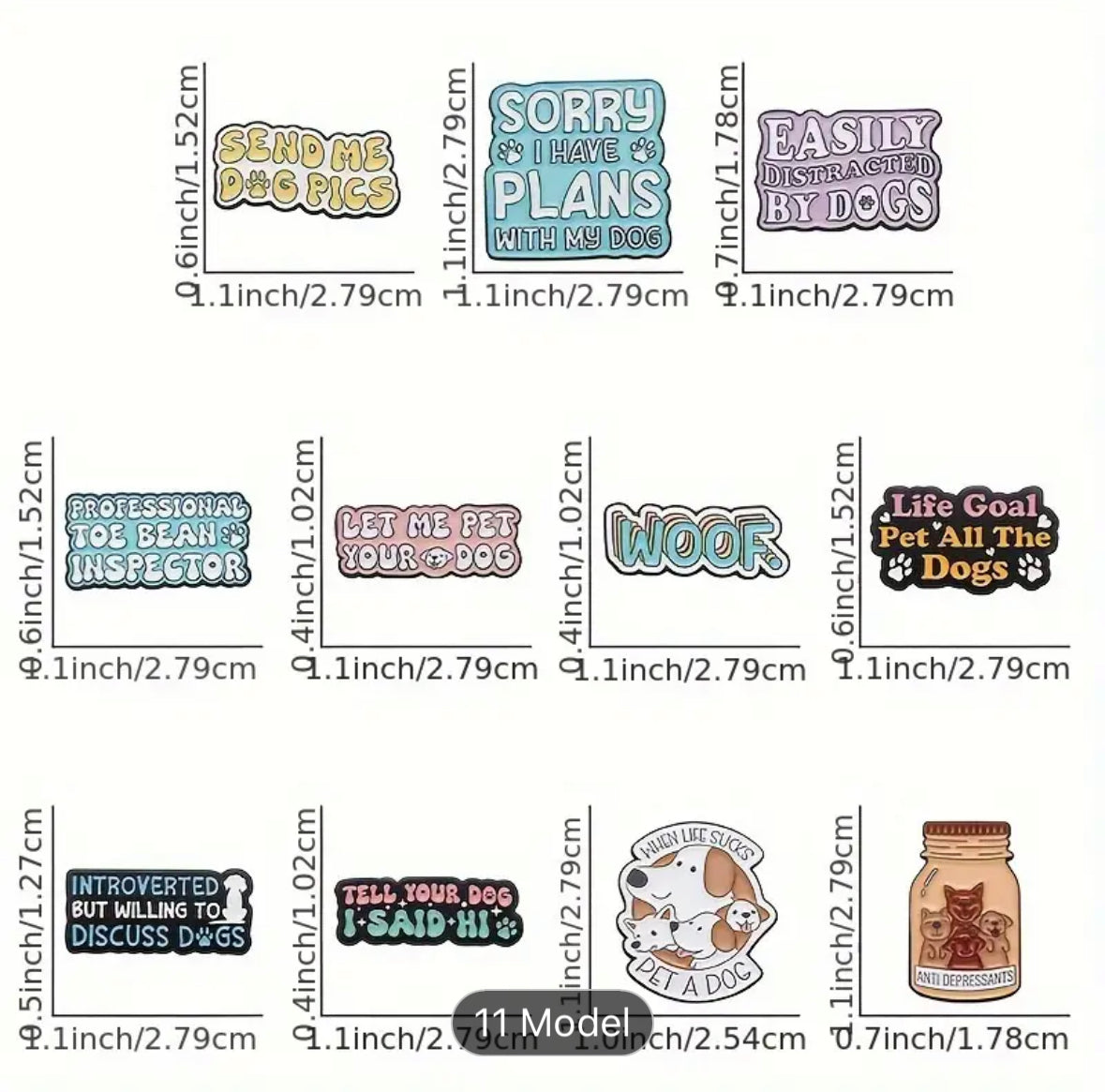 Funny Dog Pin Bundle