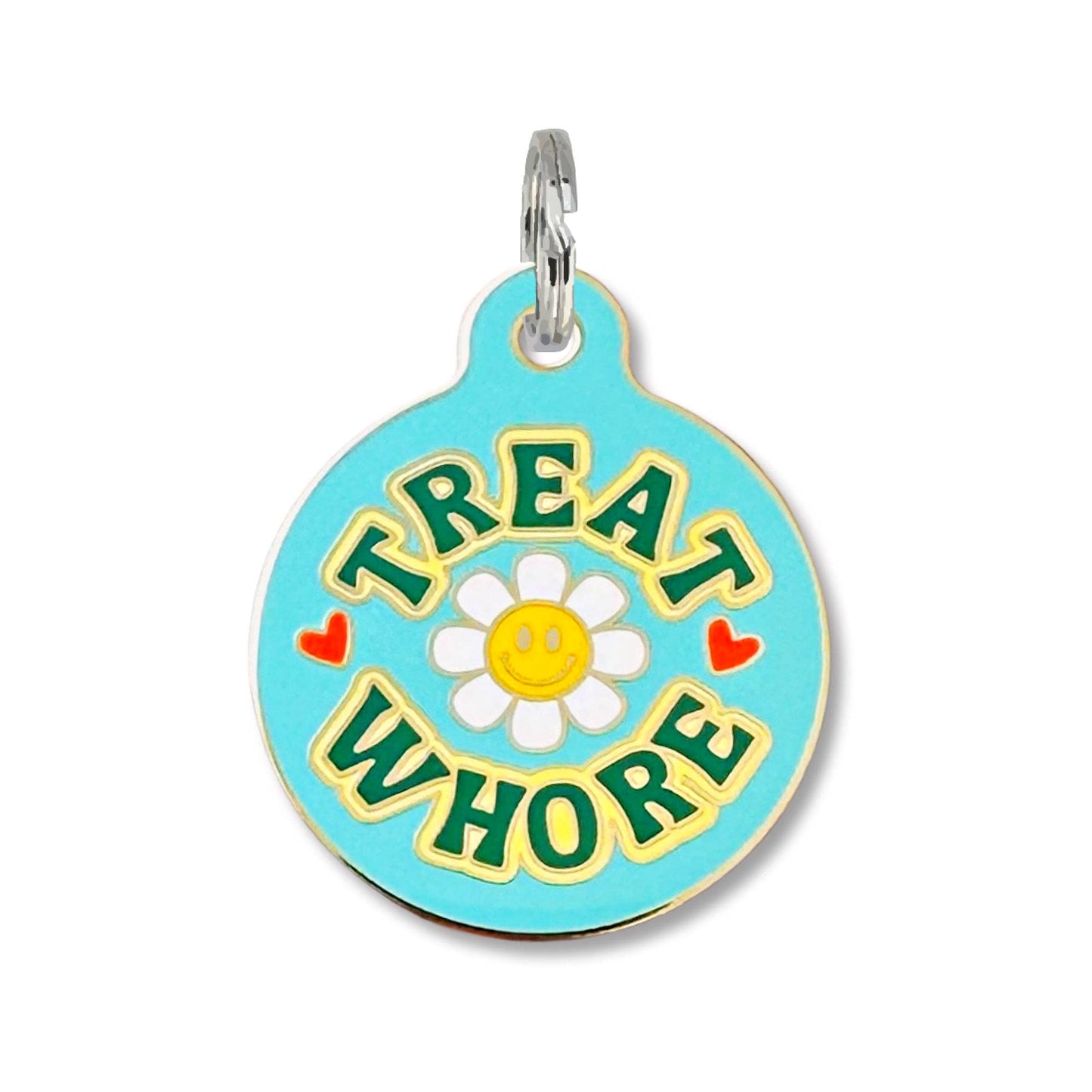 Treat Whore - Dog ID Pet Tag Collar Charm Accessory